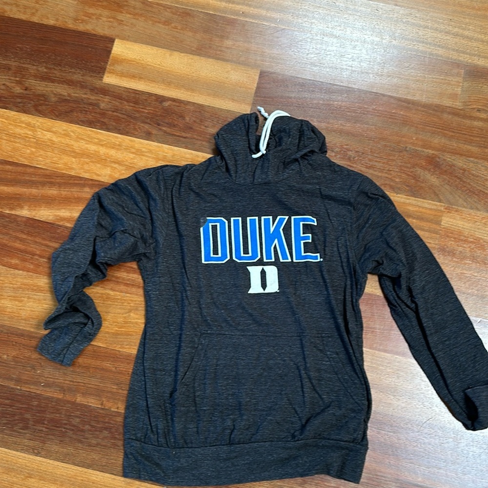Women’s small DUKE Bluedevils long sleeve super soft hooded Tshirt size S